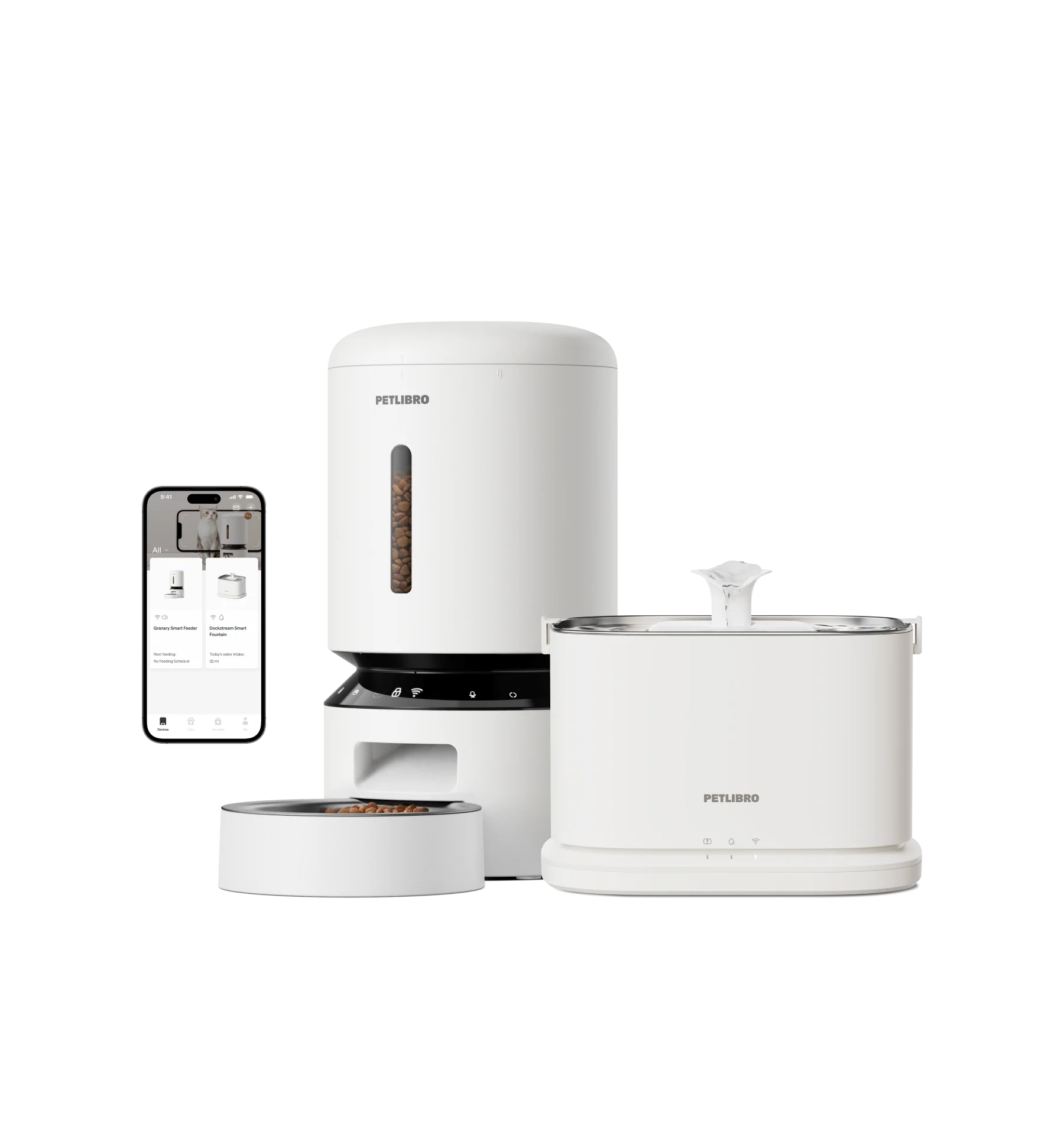 Granary Smart Feeder & Dockstream 2 Smart Fountain #1 - Image 3