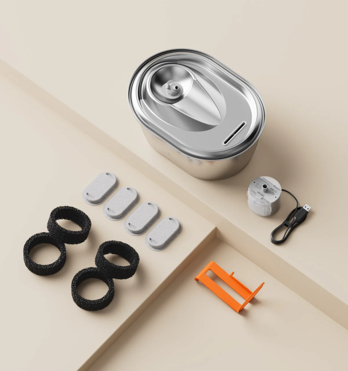 Stainless Steel/Rainbow Replacement Pump - Image 3